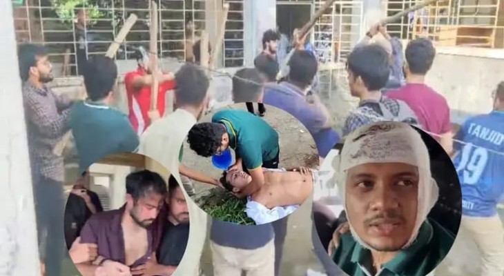 কুবি লাইব্রেরিতে উচ্চস্বরে পড়াকে কেন্দ্র করে দফায় দফায় সং/ঘর্ষ; আহত ১০